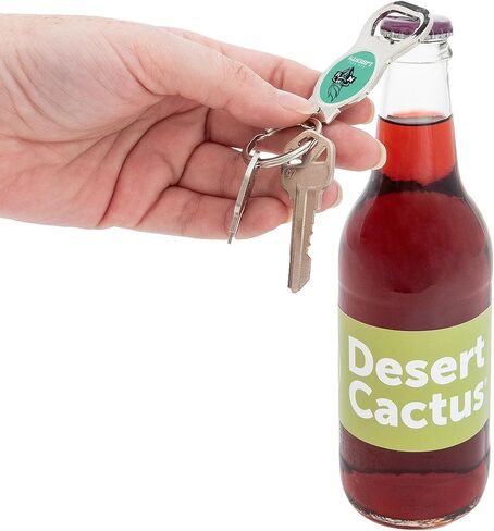 Desert Cactus New York Liberty Bottle Opener Keychain WNBA Car Keys (Silver Bottle Opener - A) in Kuwait