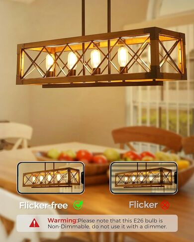 4 Pack LED Edison Bulbs, 4W Edison Light Bulbs 40W Equivalent, Vintage E26 LED Bulb T45 2700K Soft Warm White Clear Glass, 460LM Tubular Antique LED Filament Lights Bulb for Home, Non-Dimmable in Kuwait