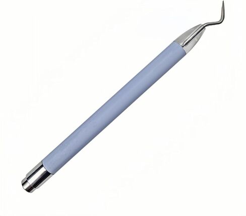 Corey-z 2 PCS Vinyl Weeding Tools with LED Light, Lighted Craft Weeding Hook Pen, Pin Pen Weeding Tools, Vinyl Remover Tools for Silhouettes Cutting DIY Crafting with Storage Case (Purple) in Saudi Arabia