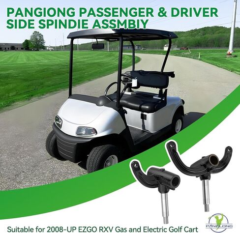 مجموعة عمود دوران عربة الجولف Panglong EZGO، مناسبة لموديلات EZGO RXV لعام 2008، جانب الركاب والسائق، OEM # 601413 607413 607411 611271 610802 in Kuwait