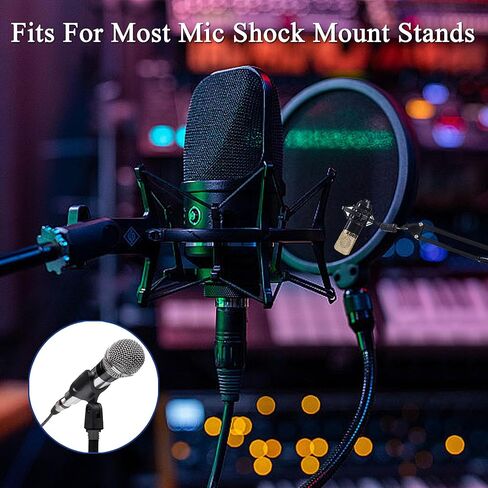 Mic Stand Adapter Kit with Extension Tube,3/8" to 5/8",1/4" to 5/8" Threaded Screw for Camera Tripod Mic Arm 13 Pack in Kuwait