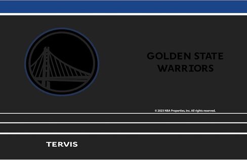 كوب سفر Tervis Traveler NBA Golden State Warriors - Night Game ثلاثي الجدران المعزول يحافظ على المشروبات باردة وساخنة، 30oz مع غطاء من القش، من الفولاذ المقاوم للصدأ in Kuwait