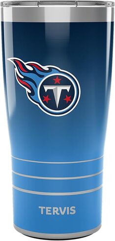 Tervis Traveler NFL Tennessee Titans - كوب سفر معزول ثلاثي أومبري يحافظ على المشروبات باردة وساخنة، 20oz، من الفولاذ المقاوم للصدأ in Kuwait