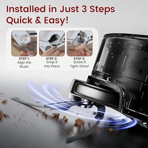 32 قطعة من الملحقات المتوافقة مع المكنسة الكهربائية Roborock Qrevo S/Qrevo Plus/Qrevo MaxV/Qrevo Pro، وفرشتان رئيسيتان، و8 فرش جانبية ووسادات ممسحة + 6 مرشحات وحقائب، وفرشاة تنظيف واحدة، ومفك براغي واحد in Kuwait