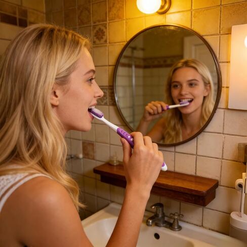 Soft Toothbrushes for Adults, 12 Pack Extra Soft Manual Toothbrush Bulk for Sensitive Gums & Teeth, Gentle Oral Care Set, Individually Wrapped Manual Toothbrush for Family, Home, Travel in Kuwait