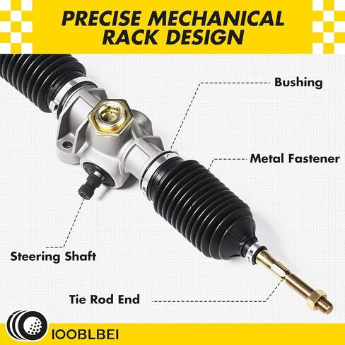 Club Car Precedent Steering Gear Box Assembly Rack fits Club Car Precedent/Onward/Tempo 2004-up Steering Rack Gas & Electric Golf Carts Parts, Replace OEM 102288601, 103679701 in Kuwait