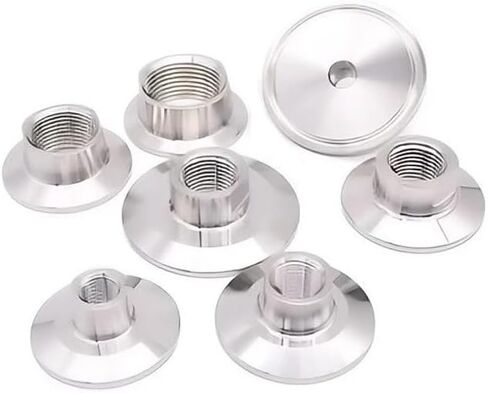 1PC 1/2" NPT Female 1" Tri Clamp 34mm 304 Stainless Steel Pipe Fitting Connector IHNIEAEW in Kuwait