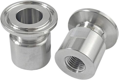 1/2 "NPT أنثى X 34mmTri المشبك TC34 304 وصلة أنابيب الفولاذ المقاوم للصدأ موصل IHNIEAEW in Kuwait