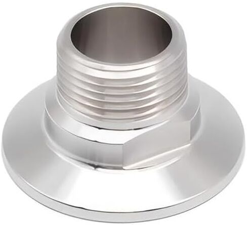 1/2 "NPT ذكر الخيوط إلى 3/4" ثلاثي المشبك TC34 304 ماسورة من الفولاذ المقاوم للصدأ تركيب موصل IHNIEAEW in Kuwait