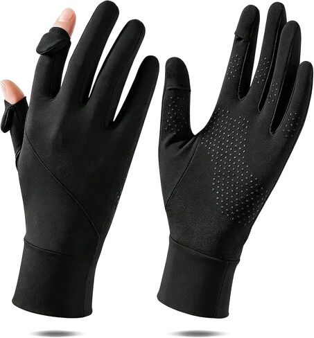 UV Protection Gloves for Women Sun Protection Gloves with Touchscreen, Non-Slip Grip for Driving Cycling Fishing in Saudi Arabia
