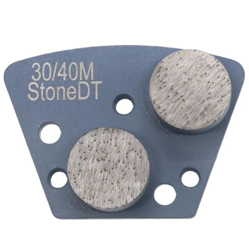 Diamond Grinding Shoes, Trapezoid Concrete Grinding Disc Fit with Diamatic/Sase/CPS Grinders, Double Round Segs, 16 Grit Medium Bond, Pack of 9 in Kuwait