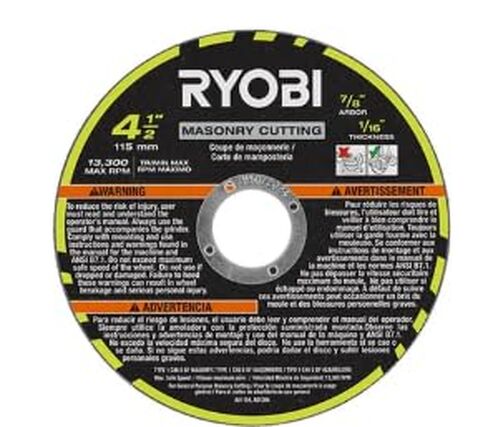 عجلة قطع البناء RYOBI 4-1/2 بوصة من كربيد السيليكون in Kuwait