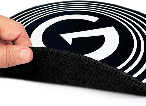 بساط تنظيف اسطوانات كبير على شكل حرف "G" من جروف واشر - بساط عمل احترافي لتنظيف تسجيلات الفينيل، قطر 16 انش، مايكروفايبر سميك مزدوج الطبقات، يحمي تسجيلات الفينيل الرقيقة أثناء التنظيف in Saudi Arabia