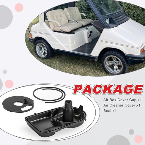 Air Box Cover Cap + w/Seal for Yamaha Golf Cart G2 G5 G8 G9 G11 1985-1995 J38-14412-02-00 in Kuwait