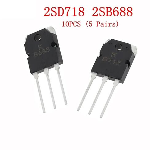(5 قطع 2SD718 + 2SB688) TO3P D718 + B688 TO-3P ترانزستورات الطاقة TO-247 in Kuwait