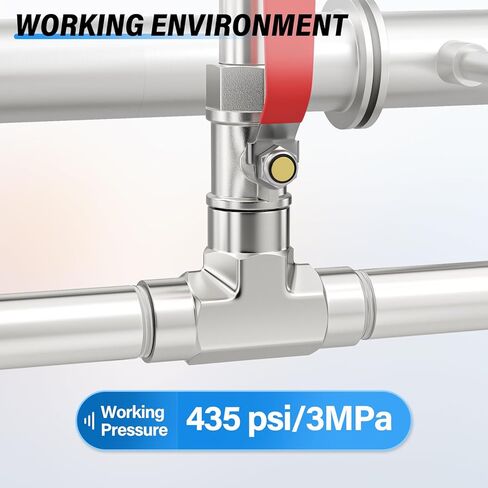 TAILONZ PNEUMATIC 1/4" BSP Male x 1/4" BSP Male 304 Stainless Steel Pipe Nipple, 8" Length Cast Pipe Fitting, Threaded Connector（Pack of 3） in Kuwait
