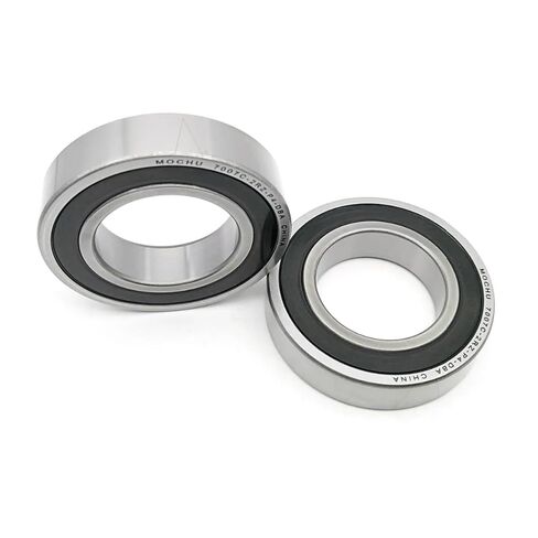 1 Pair 7007C 2RZ 35x62x14 35x62x28 Sealed Angular Contact Bearings Spindle in Kuwait