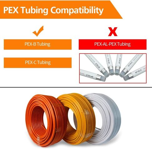 10 عبوات من تركيبات PEX مقاس 3/4 بوصة، تركيبات اقتران PEX من الفولاذ المقاوم للصدأ خالية من الرصاص، وصلة أنابيب تجعيد بارب لأنابيب PEX in Kuwait