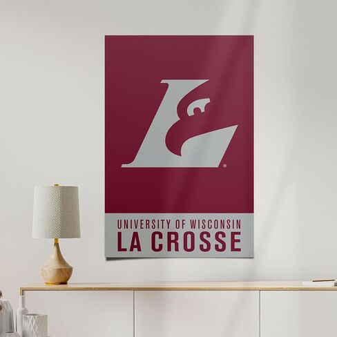 ملصق جامعة صبار الصحراء في ويسكونسن لاكروس UWL Eagles مقاس 11 × 17 بوصة ديكور مكتب الغرفة ديكور رسمي للمروحة (11 × 17 بوصة، الإصدار 1A) in Kuwait