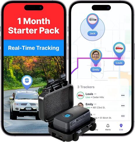 Spytec GPS GL300 GPS Tracker، حافظة مغناطيسية مقاومة للطقس، للمركبات والسيارات والشاحنات والأحباء والشركات | متتبع الأصول، تطبيق غير محدود للتتبع في الوقت الفعلي في الولايات المتحدة والعالم - مدعوم من Hapn in Kuwait