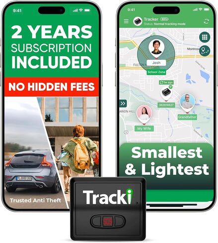 Tracki GPS Tracker للمركبات والسيارات والأطفال والكلاب والدراجات النارية. جهاز تتبع جي بي إس 4G LTE. مسافة غير محدودة في الولايات المتحدة وفي جميع أنحاء العالم. صغير محمول في الوقت الحقيقي مغناطيسي صغير. الاشتراك مطلوب in Kuwait