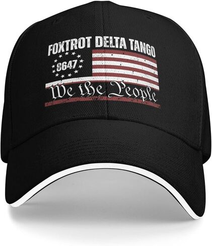 FDT 8647 قبعة Foxtrot Delta Tango قبعة بيسبول قابلة للتعديل للجنسين والرجال والنساء in Kuwait