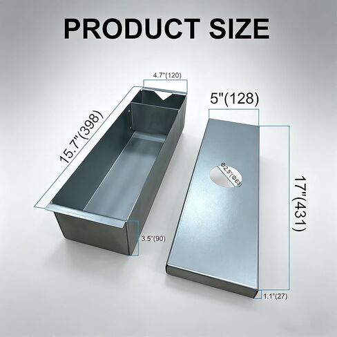 Grease Box for Restaurant Canopy Hood Exhaust Fan | Grease Catcher and Food Truck Exhaust Fans Includes Downspout, Rooftop Grease Holder for Kitchen in Kuwait