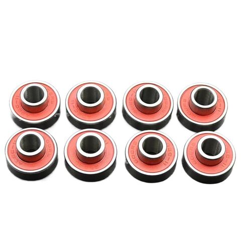 608 RS 8x22x7mm Skateboard Longboard Bearing 8Pcs(8Pcs ABEC-11 Black) in Saudi Arabia