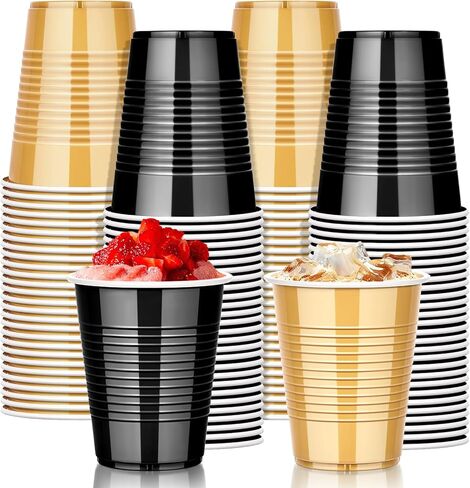 KesaPlan 100PCS 18 oz Plastic Cups, Party Cups Light Pink and Hot Pink Cup Disposable Drinking Cup Bulk For Bachelor Party Valentine's Galentine's Day Wedding Birthday Celebrations in Kuwait
