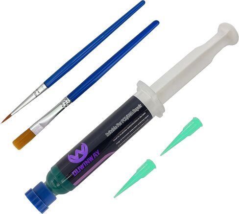 2-pack UV Solder Mask Ink, UV Curing Solder Mask Ink,UV Solder Mask Ink,UV Curing Green Solder Mask BGA PCB Solder Resist Ink with Arcing Prevention, Prevent Corrosive Arcing in Kuwait