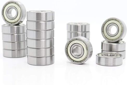 20PCS 608ZZ Miniature Bearing ABEC-1 8X22X7 mm 608 ZZ Longboard Skateboard Deep Groove Ball Bearings 608-2Z 608Z in Kuwait