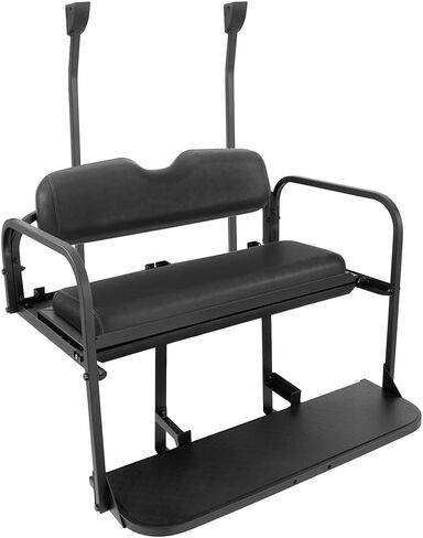 Gusto® Club Car Precedent Golf Cart Flip Folding Rear Back Seat Kit (OEM Buff/Beige) in Kuwait