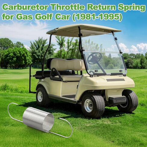 10L0L Carburetor Throttle Return Spring for 1981-1995 Club Car Gas Golf Cart, Replaces OEM Numbers BCC6582, 1016582, 1016582, PRT-6346 in Kuwait