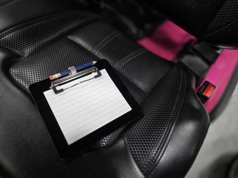 Universal Golf Cart Scorecard Holder, No Hardware Needed. Metal/Steel Struts Scorecard Holder - Golf Cart Use for Keeping Score | Black Acrylic | Durable in Kuwait