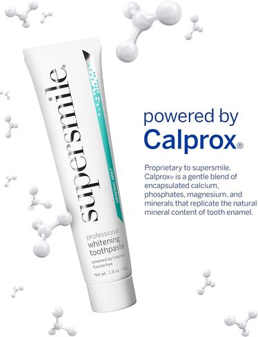 Supersmile Fluoride-Free Whitening System – 1.4oz Professional Grade Whitening Toothpaste & 1.2oz Accelerator – Whitens up to 6 Shades & Strengthens Enamel in Kuwait