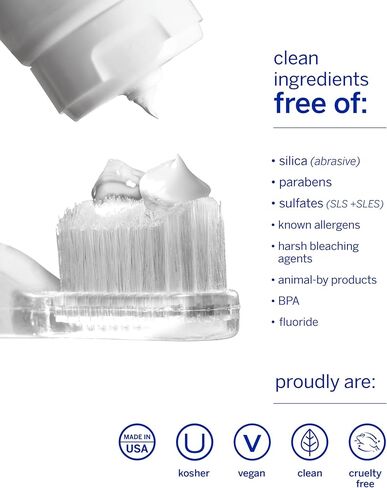 Supersmile Fluoride-Free Whitening System – 1.4oz Professional Grade Whitening Toothpaste & 1.2oz Accelerator – Whitens up to 6 Shades & Strengthens Enamel in Kuwait