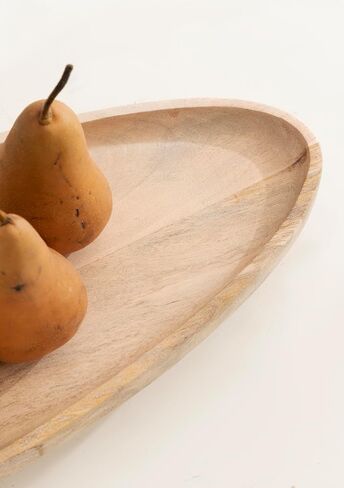 Kate and Laurel Tomaz Modern Decorative Mango Wood Oval Footed Tray, 23 x 7, Walnut Brown and Black, Transitional Food-Safe Wooden Coffee Table Tray with Elevated Design and Unique Oval Shape in Saudi Arabia
