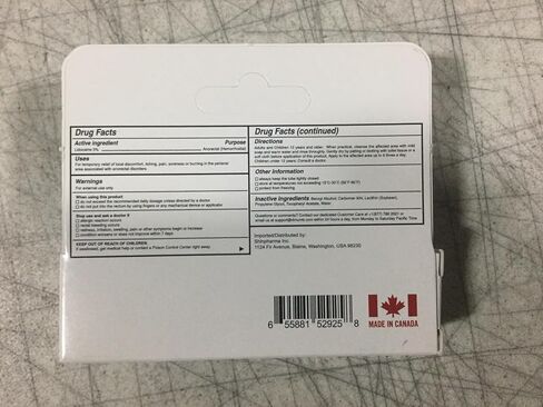Dr. Numb 5% Lidocaine Numbing Cream, Nonprescription Maximum Strength Topical Anesthetic Cream - Temporary Relief of Pain, Itch, Discomfort for Hemorrhoid and Anorectal Uses - 10g Pack of 1 in Saudi Arabia