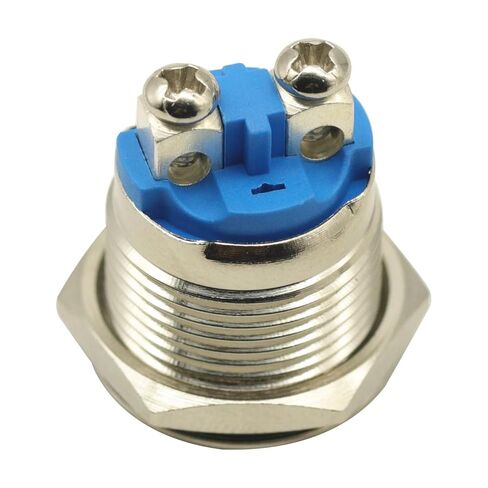3Pcs 16mm 1NO Start Horn Button Momentary Stainless Steel Metal Push Button Switch in Kuwait
