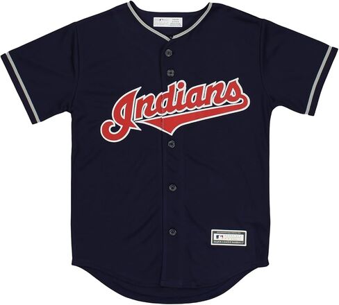 Outerstuff MLB Cleveland Indians Boys Youth Blank Replica Team Jersey (8-20) in Kuwait