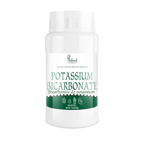 11oz Potassium Bicarbonate, 100% Pure Potassium Bicarbonate Powder - Food Grade Mineral Supplement for Plants, Cakes, Winemaking, Natural Baking Soda Leavening Agent, Gluten Free | Vegan Friendly in Kuwait