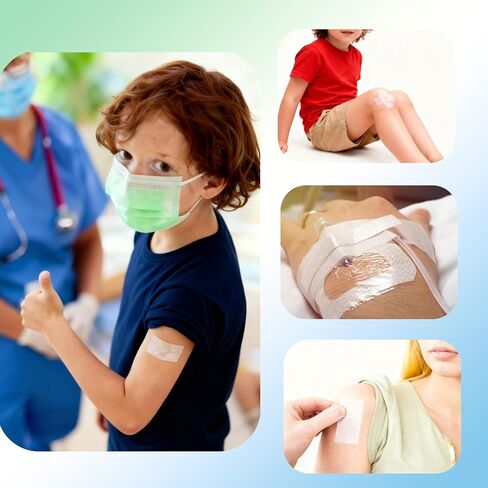 10 Rolls Medical Paper Tape Waterproof, Hypoallergenic Surgical Tape for Wound Care Dressings & Face Daily Care, First Aid Bandage for Sensitive Skin, 2 Dispensers Included,1 inch x 10 Yards in Kuwait