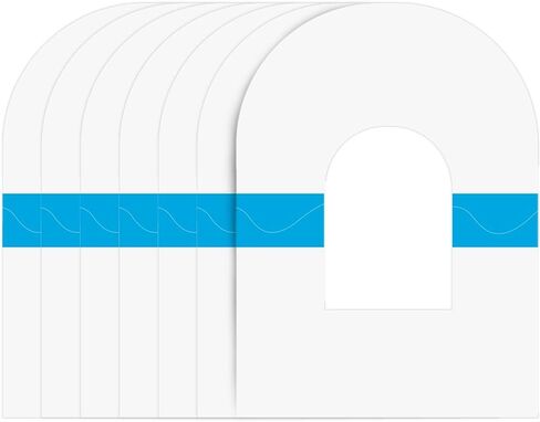 20 حزمة من 5 رقع لاصقة من Omnipod باللون الأزرق، شريط لاصق مقاوم للماء لأجهزة استشعار CGM، خالية من اللاتكس ولا تسبب الحساسية مقطوعة مسبقًا من Omnipod 5 مع فتحة، إقامة طويلة لمدة 10 أيام in Kuwait