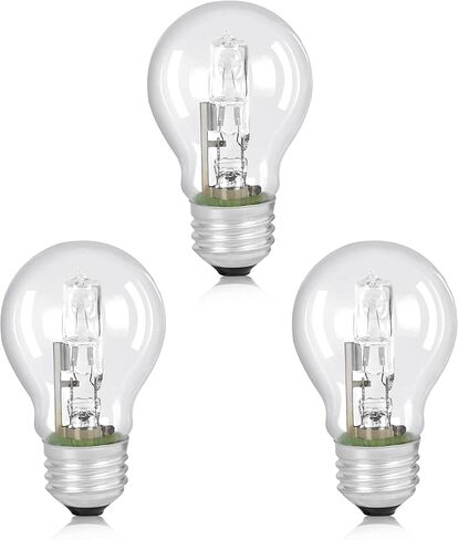 6-PCS A19 Halogen Light Bulb, 43 Watt 120V E26 Base, 60W Replacement Non-LED Bulbs for Table Lamps & Home Lighting in Saudi Arabia