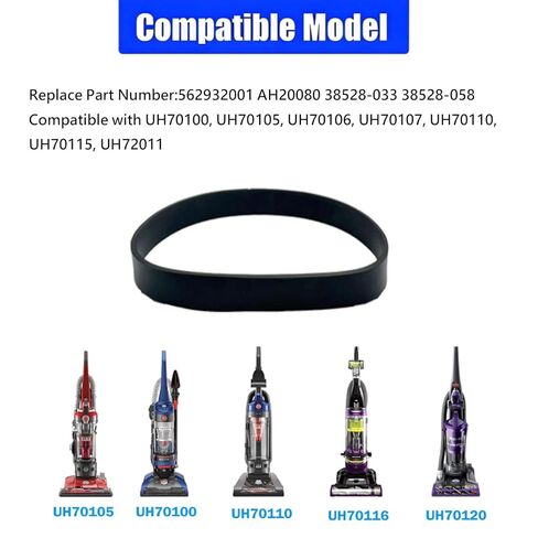 5 قطع حزام مكنسة كهربائية متوافق مع Hoover Elite Rewind Plus UH71012 UH71200 UH71003 UH71013 UH71009 UH72003 UH72011 استبدال 562932001 AH20080 38528-033 38528-058 in Kuwait