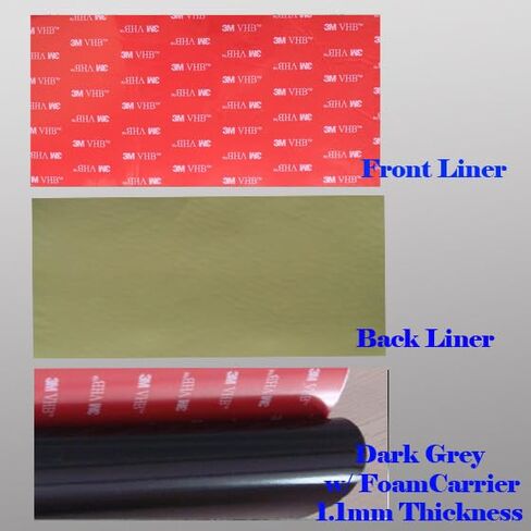 3m VHB 4" X8" (5 Sheets) Double Sided Foam Adhesive Sheet Tape 5952 Automotive Mounting Industrial Grade Very High Bond 5952 (5 Sheet 4"x8") in Kuwait