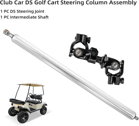 Roykaw عمود توجيه عربة الجولف مع مجموعة عمود، مفصل توجيه متوسط ​​متوافق مع Club Car DS 1992-up، OEM# 103601601، 1013861، 1016181 in Kuwait