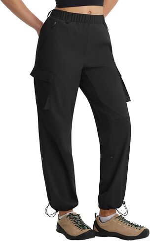 BALEAF Women's Hiking Pants with 5 Pockets Tactical Lightweight Breathable Ripstop Water Resistant Quick Dry Cargo UPF 50+ in Saudi Arabia