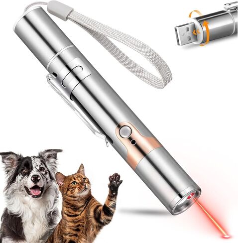 لعبة مؤشر Cat ، ألعاب Cat Pointer Light للألعاب الداخلية ، USB Recharge 3 ألعاب Cat تفاعلية للكلاب والقطط وتدريب مطاردة التفاعلية in Saudi Arabia