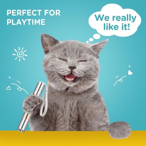لعبة مؤشر Cat ، ألعاب Cat Pointer Light للألعاب الداخلية ، USB Recharge 3 ألعاب Cat تفاعلية للكلاب والقطط وتدريب مطاردة التفاعلية in Saudi Arabia